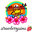 midnight sun rug by strawberrysimsgirl logo