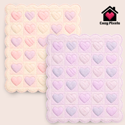 Quilted Hearts Rug project image