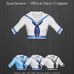 Gusclewear - Official Navy Cropped project image