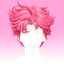 【SUSHI77】S279 messy short curly hair logo