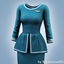 Classic flight attendant uniform logo