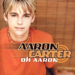 Young Aaron Carter Poster logo