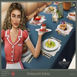 Gourmet dishes for the restaurant by Somik Severinka / Spanish translation by GatamolLunastra project image