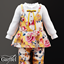 Toddler - Floral peplum pants set with ruffled blouse logo