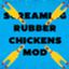 Screaming Rubber Chickens logo