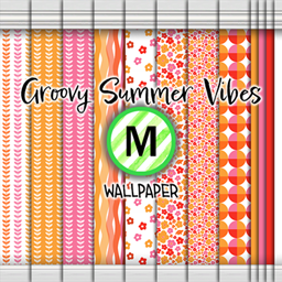 Merleaux - Groovy Summer Vibes - Wallpaper logo