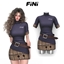 [finistudio]Korean-style fake two-piece set logo