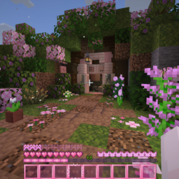 Kuma's cute pink HUD & GUI logo