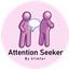 klimter Attention Seeker Trait / translation spanish by Monisims logo