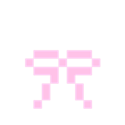 Kuma's cute ribbon/bow crosshair logo