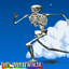 One in 2000 Chance for a Skeleton to Run Across Your Screen logo