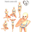 Female poses #22 logo