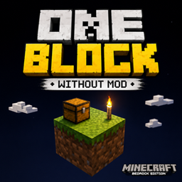 One Block Survival (Block Never Respawns) logo