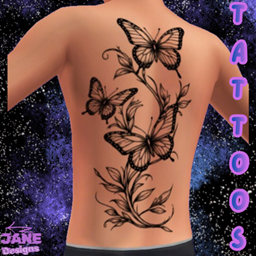 Jane Tattoos JTS1060 - Basegame Compatible logo