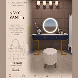 Allure Collection Navy Vanity project image