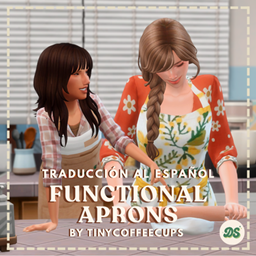 Functional Aprons By Tinycoffeecups | Spanish Translation By Dareksimmer logo