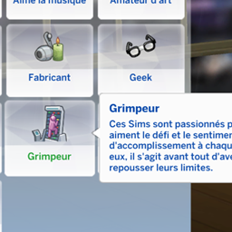 Hobby Trait - Rock Climber - Traduction FR