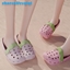 [charon&roqiqi]N8_strawberry slippers logo