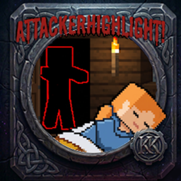 Red outlines for attacking Mobs by Karl Karlmann