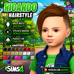 Ricardo hairstyle for toddlers by Jochi