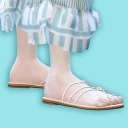 Cane ancient Greek sandals logo