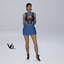 Brook -- Denim and knit mini skirt set logo