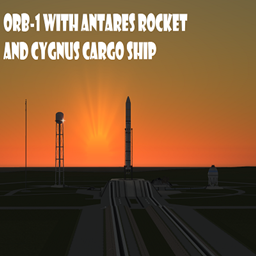 [Stock] Orbital ATK Cygnus and Antares Rocket logo