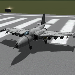 Replica of Russian attack plane SU-25 project image