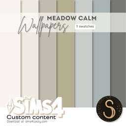 Sims4Luxury - Nursery - Meadow Calm - Wallpapers project image