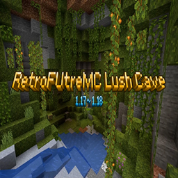 RetroFutureMC Lush Cave logo