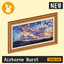 Raster Rabbit: Daily Drop - Airborne Burst | MOVING BODIES Abstract Collection (3 New Paintings) logo