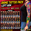 Anime tattoo pack left arm logo