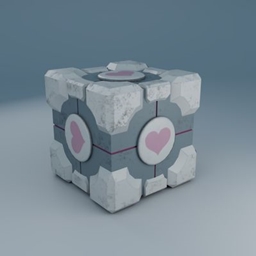 Portal - Companion Cube logo