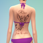 Dawn of the Phoenix Back Tattoo Female Base Game logo