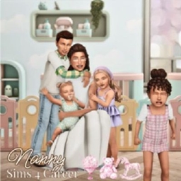 Private Nanny & Community Nanny | Career by babybeesims /  Spanish translation by GatamolLunastra project image