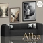 Jomsims Alba Black fever sofa logo