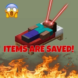 NEVER! (save your items) logo