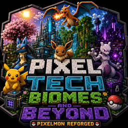 PixelTech: Biomes and Beyond logo