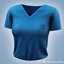 Medical scrub top logo