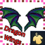 Octa's Dragon Wings cosmetics logo