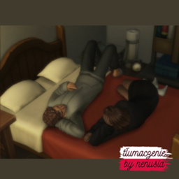 hang out and chat on the bed by simkatu | POLSKIE TŁUMACZENIE project image