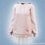 Cozy hoodie and skirt outfit logo
