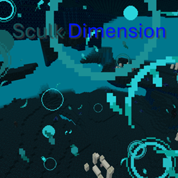 The Sculk Dimension logo