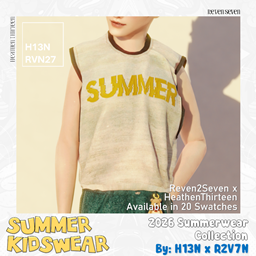 Child's Streetwear Sleeveless Graphic Tank Shirt logo