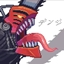 Animated Chainsaw Man UI logo
