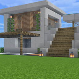 Minecraft Modern House logo