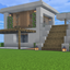 Minecraft Modern House logo