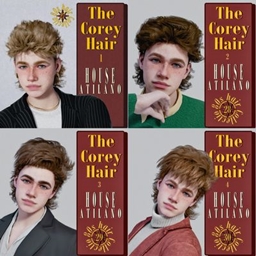 The "Corey" Hairs Collection | 4 80s era hairstyles for men #1 project image