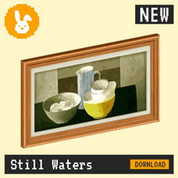 Raster Rabbit: Daily Drop - Still Waters | RESTLESS ELEMENTS Still Life Collection (3 New Paintings) project image