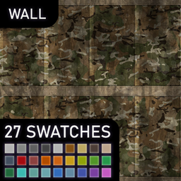 🧱  [ESI] Camouflage Cascade (Wall) | Wall project image